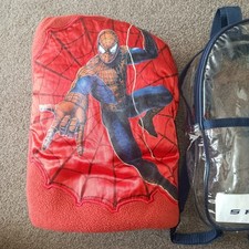 Spider-Man CuddleSack/Sleeping bag With Rucksack Pre-loved VGC