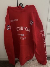 Liverpool FC Men's Hoody Jumper Large, Official, Off-Product