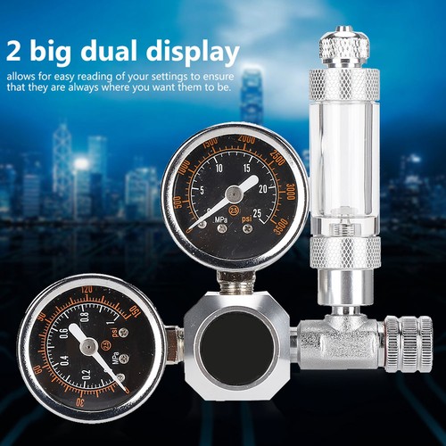 Co2 regulator aquarium - regulator, dual