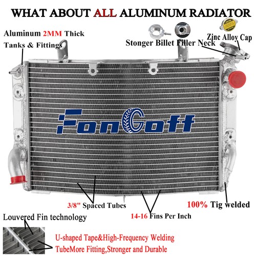 Motorcycle aluminum radiator - motorcycle,