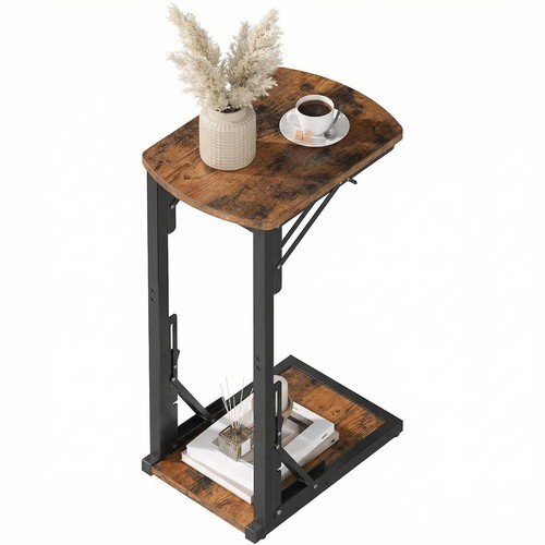 Folding shaped end table - c,