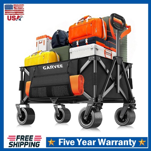 Collapsible garden wagon cart - collapsible,