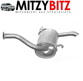 Rear exhaust back box tailpipe - rear,