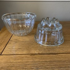 Vintage Glass Pudding Basin