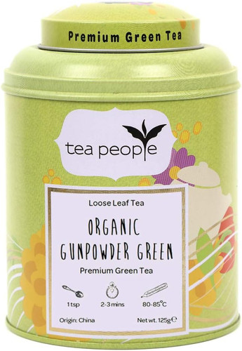 Organic gunpowder green loose - green,