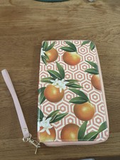 Paperchase Passport Document Holder Oranges VGC