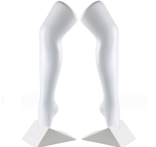 Mannequin female leg white - mannequin,