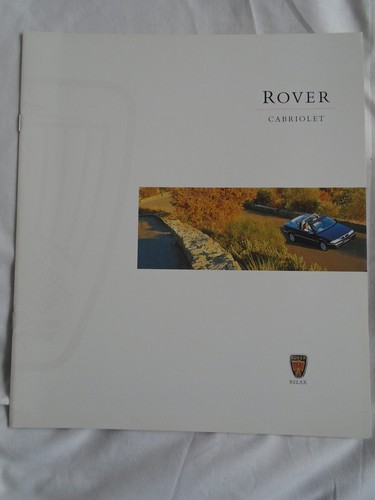 Rover cabriolet brochure 1997 - brochure,