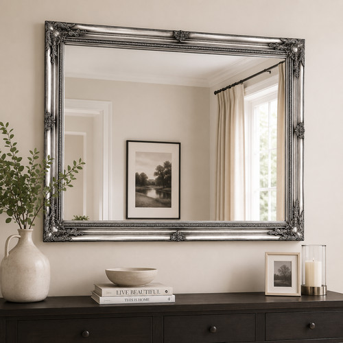Large wall mirror antique - large,