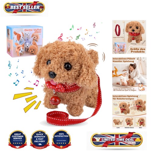 Interactive plush robot puppy - interactive,