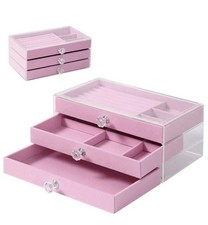 Acrylic Pink  Jewelery Makeup