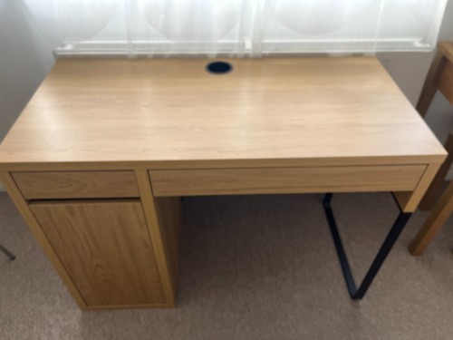 Ikea micke desk oak - desk,, veneer