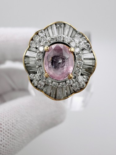 Natural pink sapphire - pink, 1.011ct