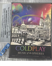 Coldplay Wembley 2025 Poster 2nd Edition #1126 Limited Num. Rare Official Tour