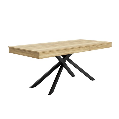 Modern extendable dining table - extendable,