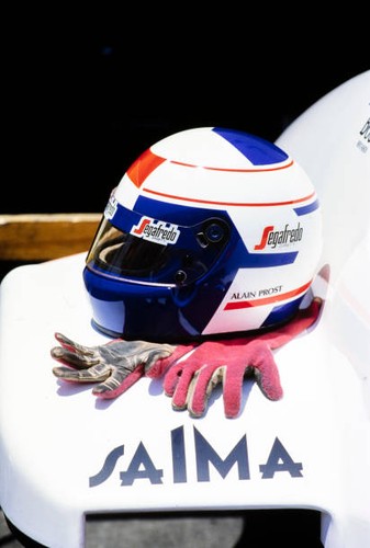 Alain prost helmet - alain,