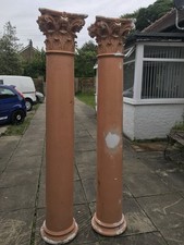 Victorian Plaster Columns Set of 2