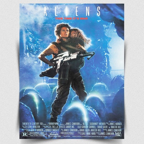 Aliens alien metal sign wall - alien,