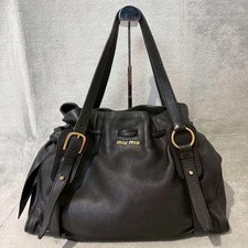 MIU MIU Vitello Lux Bow