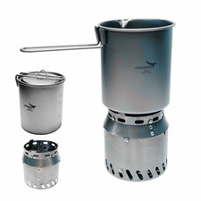 Titanium wood gasifier siphon - gasifier,