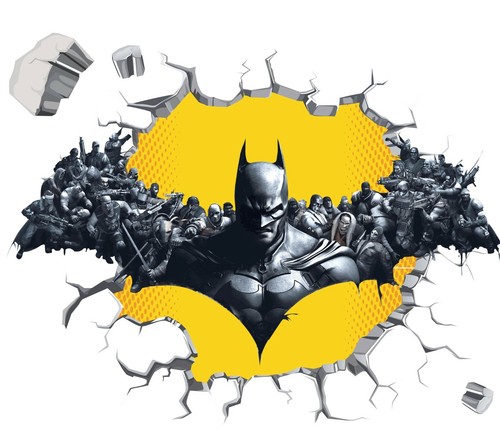 Batman design wall decal - design, 3d