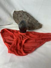 Red Man Sheer Panties With Soft Super Stretchy Black Dong Holder.