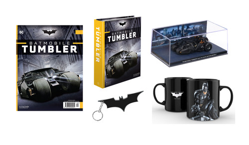 Batmobile tumbler hachette 8 - tumbler, 1/8