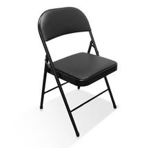 4 x BLACK FOLDING CHAIR