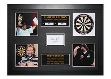 Andy Fordham Signed Ltd Edition Framed Picture Memorabilia