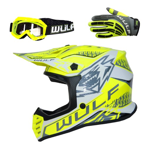 Wulfsport air yellow - yellow, kids