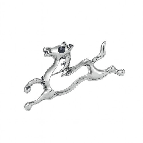 Vintage silver tone running - vintage,