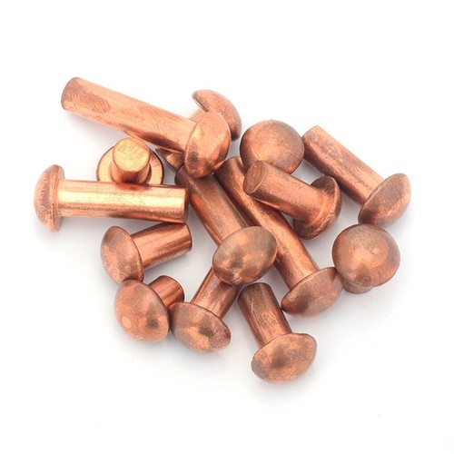 Solid red copper - copper, round