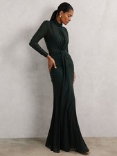 Reiss Womens Green Maxi