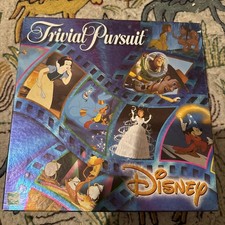 Trivial Pursuit Disney Board Game Animated Picture Edition 1999 Hasbro Complete