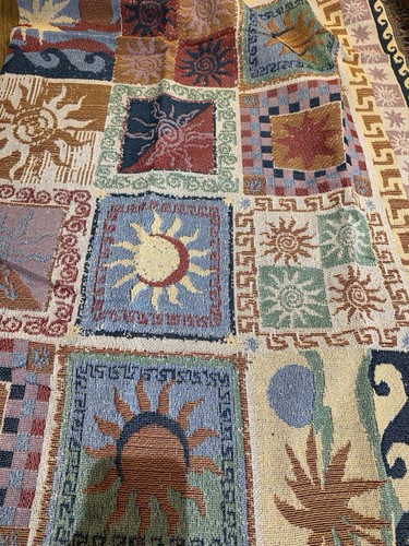 Large woven throw - woven, blanket