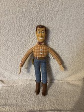 Disney Pixar Toy Story Sheriff Woody Doll 16 Thinkway Toys Push Button Working