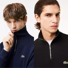 Lacoste Mens 1/4 Zip Jumper