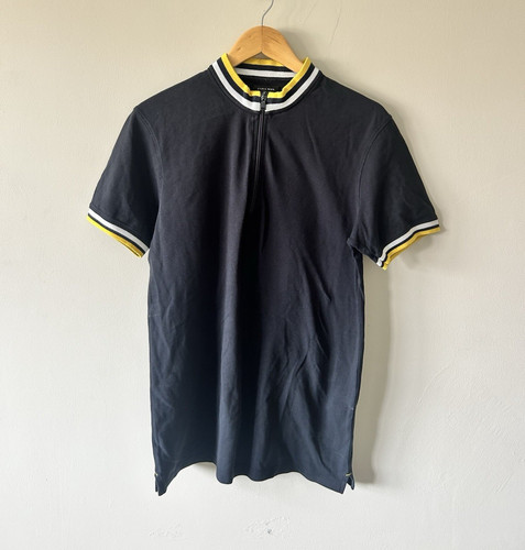 Zara man black quarter zip - zara,