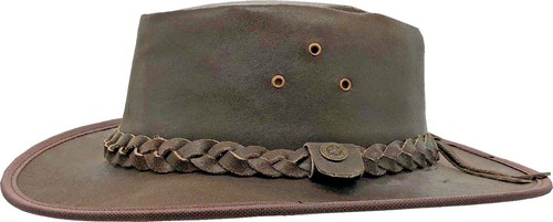 Leather cowboy hat australian - leather,
