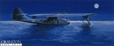 Royal Air Force WW2 War aviation art print Catalina flying boat Indian ocean