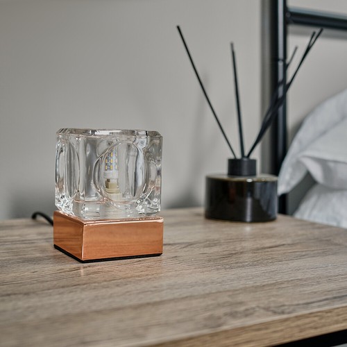 Glass ice cube touch dimmer - glass,