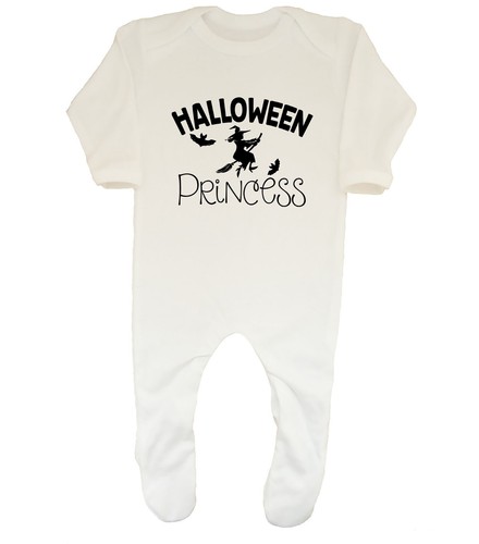 Halloween princess baby grow - halloween,
