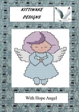 With Hope Angel Cross Stitch