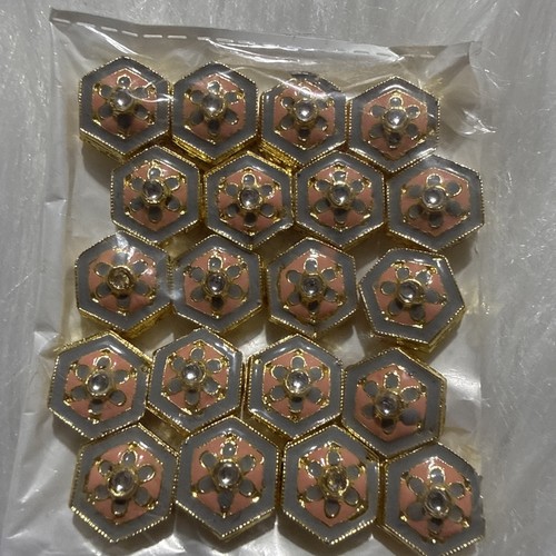 Kundan meenakari piece set - kundan, set.