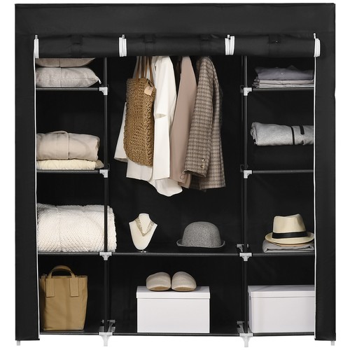 Homcom fabric wardrobe with - fabric,