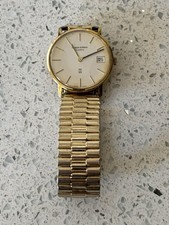 Mappin & Webb Quartz Gold Watch Swiss Made Working with Speidel Strap Vintage