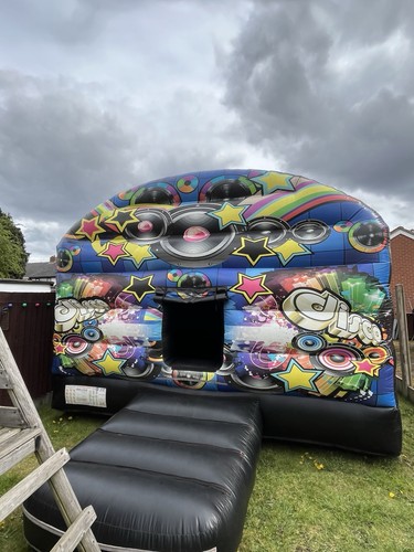Disco dome bouncy castle - bouncy,