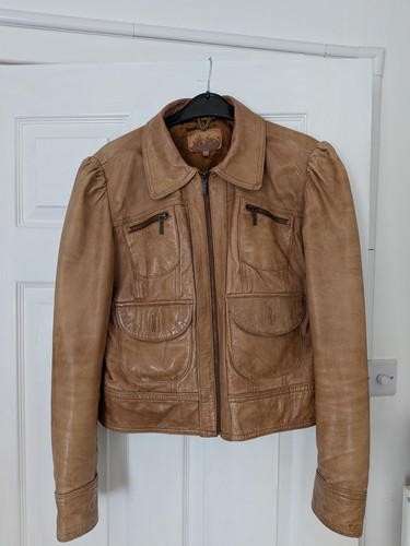 Oasis tan leather vintage - leather,