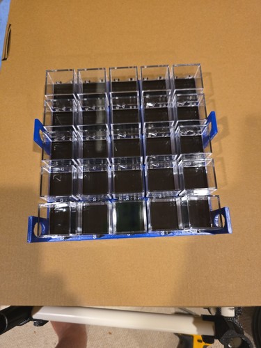 25pcs clear plastic mineral - clear,