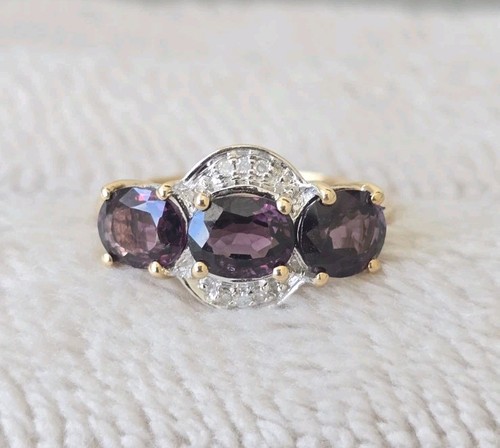 Tourmaline and diamond - and, ring